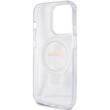 Guess Husa Ring Stand Glitter MagSafe iPhone 15 Pro Max Transparent