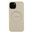 Guess Husa Saffiano MagSafe iPhone 15 Bej