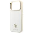 Guess Husa Saffiano Small 4G Classic MagSafe iPhone 18 Pro / 17 Pro Bej