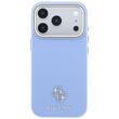 Guess Husa Saffiano Small 4G Classic MagSafe iPhone 18 Pro / 17 Pro Light Blue