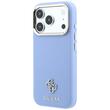 Guess Husa Saffiano Small 4G Classic MagSafe iPhone 18 Pro / 17 Pro Light Blue