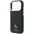 Guess Husa Saffiano Small 4G Classic MagSafe iPhone 18 Pro / 17 Pro Negru