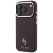 Guess Husa Saffiano Small 4G Classic MagSafe iPhone 18 Pro Max / 17 Pro Max Burgundy