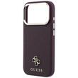 Guess Husa Saffiano Small 4G Classic MagSafe iPhone 18 Pro Max / 17 Pro Max Burgundy