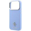 Guess Husa Saffiano Small 4G Classic MagSafe iPhone 18 Pro Max / 17 Pro Max Light Blue