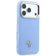 Guess Husa Saffiano Small 4G Classic MagSafe iPhone 18 Pro Max / 17 Pro Max Light Blue