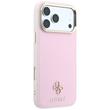 Guess Husa Saffiano Small 4G Classic MagSafe iPhone 18 Pro Max / 17 Pro Max Roz