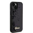 Guess Husa Sequin Script Logo iPhone 15 Plus Negru