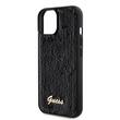Guess Husa Sequin Script Logo iPhone 15 Plus Negru