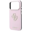 Guess Husa Smooth Big Strass Logo iPhone 18 Pro / 17 Pro Roz