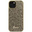 Guess Husa Square Mirror Script Logo iPhone 15 Auriu