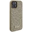 Guess Husa Square Mirror Script Logo iPhone 15 Auriu