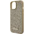 Guess Husa Square Mirror Script Logo iPhone 15 Auriu