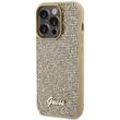 Guess Husa Square Mirror Script Logo iPhone 15 Pro Auriu