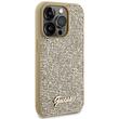 Guess Husa Square Mirror Script Logo iPhone 15 Pro Auriu