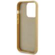 Guess Husa Square Mirror Script Logo iPhone 15 Pro Auriu