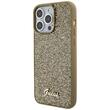 Guess Husa Square Mirror Script Logo iPhone 15 Pro Max Auriu