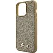 Guess Husa Square Mirror Script Logo iPhone 15 Pro Max Auriu
