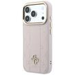 Guess Husa Stripe Peony 4G MagSafe iPhone 18 Pro / 17 Pro Roz