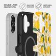 Burga Husa Dual Layer Magsafe Lemon Juice iPhone 17