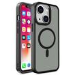 Lemontti Husa Color Matte MagSafe iPhone 15 Negru