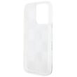 DKNY Husa Liquid Glitter Multilogo iPhone 15 Pro Max Alb