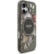 Guess Husa Flowers Strap MagSafe iPhone 17 Negru