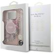 Guess Husa Flowers Strap MagSafe iPhone 17 Pro Max Roz