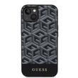 Guess Husa GCube Stripes MagSafe iPhone 14 Negru