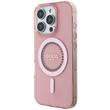 Guess Husa Rhinestones Ring MagSafe iPhone 16 Pro Max Roz