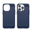 Lemontti Husa Carbon Case Flexible iPhone 14 Pro Albastru