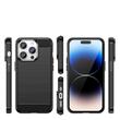 Lemontti Husa Carbon Case Flexible iPhone 14 Pro Negru
