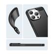Lemontti Husa Carbon Case Flexible iPhone 14 Pro Negru
