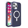 Lemontti Husa Color Matte MagSafe iPhone 15 Pro Albastru