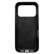 Lemontti Husa Genuine Leather MagSafe iPhone 17 Pro Negru