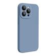 Lemontti Husa Liquid Silicon MagCharge iPhone 15 Pro Gri (protectie 360°, material fin, captusit cu microfibra)