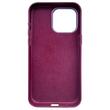 Lemontti Husa Piele MagSafe iPhone 15 Pro Max Visiniu