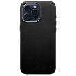Lemontti Husa Piele MagSafe iPhone 15 Pro Negru