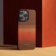 Pitaka Husa MagEZ 4 Aramida iPhone 15 Pro, MagSafe, Sunset