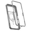 UAG Husa Trooper MagSafe iPhone 17 Pro Max Clear/Ash (2 parti: spate + protectie margini)