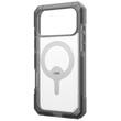 UAG Husa Trooper MagSafe iPhone 17 Pro Max Clear/Ash (2 parti: spate + protectie margini)