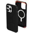 Husa iPhone 14 Pro Max UAG Civilian Magsafe Black, military drop tested