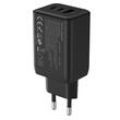 Mako Incarcator Retea Quick Charge 65W GaN2, 2x Type-C, 1x USB-A, EU, Black