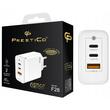 Prestico Incarcator Retea F28 2 x USB-C PD, 1 x USB QC, Fast Charge, 65W Alb