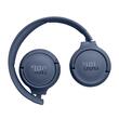 JBL Casti Wireless Over-Ear Tune 520BT2, Pure Bass Sound, Bluetooth 6.0, Conexiune multi-point, Asistent vocal, Albastru