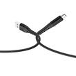 Lemontti Cablu Bending Aluminum Fast Charge USB-A la Type-C, 2m, Negru