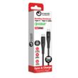 Lemontti Cablu Bending Aluminum Type-C la Type-C, Fast Charge, PD 65W, 2m, Negru