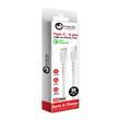 Lemontti Cablu Type-C la tip Lightning, 25W, 0.5m, Alb