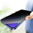 Lemontti Folie Sticla Privacy Full Fit iPhone 18 Pro Max Negru