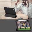 Lemontti Husa Flex Trifold iPad 11 inch 2025 cu suport pentru Pencil, Negru